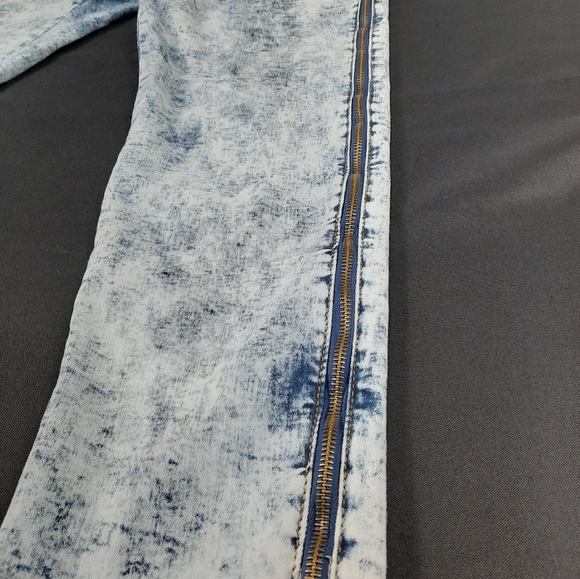 K Jordans acid washed jeans with zipper sides size 20W - Picture 2 of 7